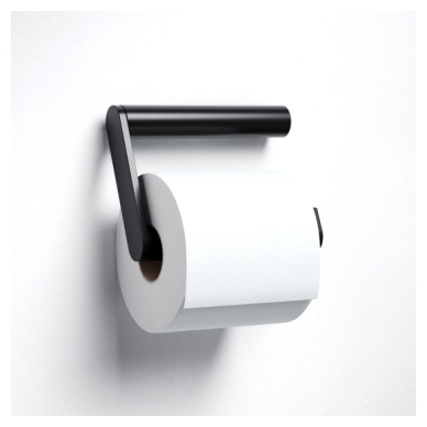 KEUCO PLAN WC popieriaus laikiklis, juoda matinė sp. 1