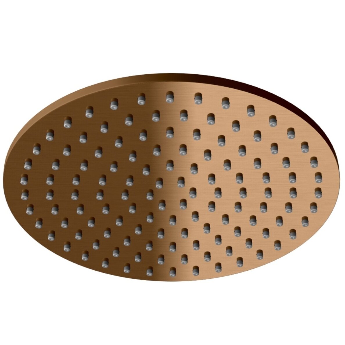 Kohlman Axel lietaus dušo galva, 25cm, šlifuoto vario spalvos