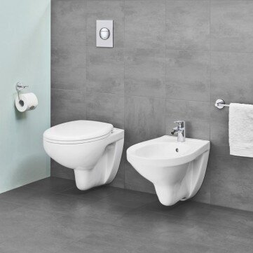 KOMPLEKTAS GROHE RĖMAS, UNITAZAS BAU SU LĖTAI NUSILEIDŽIANČIU DANGČIU 3 KOMPLEKTAS GROHE RĖMAS, UNITAZAS BAU SU LĖTAI NUSILEIDŽIANČIU DANGČIU 3