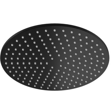 Kohlman Axel lietaus dušo galva, 25cm, juodos matinės spalvos Kohlman Axel lietaus dušo galva, 25cm, juodos matinės spalvos