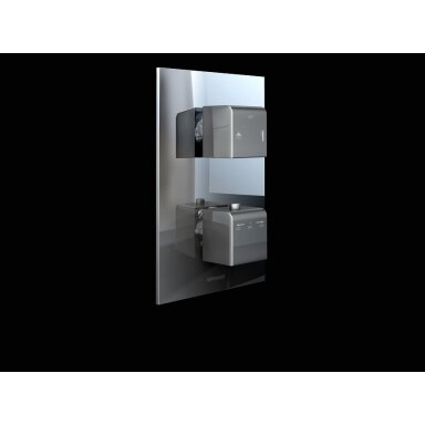 Kohlman Excelent potinkinis termostatinis maišytuvas voniai/dušui, chromo spalvos Kohlman Excelent potinkinis termostatinis maišytuvas voniai/dušui, chromo spalvos