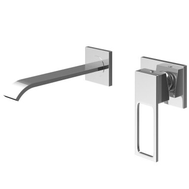 Kohlman NEXEN-S potinkinis maišytuvas praustuvui, chromo spalvos, 20cm Kohlman NEXEN-S potinkinis maišytuvas praustuvui, chromo spalvos, 20cm