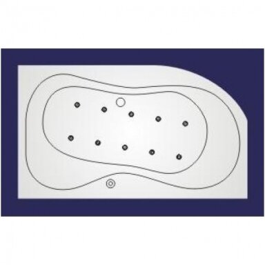 Koller oro masažinė sistema voniai Whirlpool LUX 1 Koller oro masažinė sistema voniai Whirlpool LUX 1