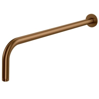 Kohlman Axel dušo galvos alkūnė, 44cm, šlifuoto vario spalvos Kohlman Axel dušo galvos alkūnė, 44cm, šlifuoto vario spalvos