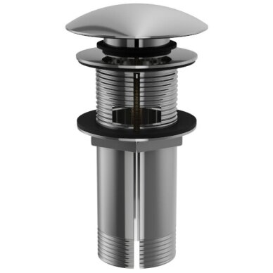 Kohlman click-clack dugno vožtuvas, chromo spalvos Kohlman click-clack dugno vožtuvas, chromo spalvos