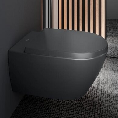 Komplektas WC Subway 2.0 Direct-Flush su dangčiu soft-close graphite 1