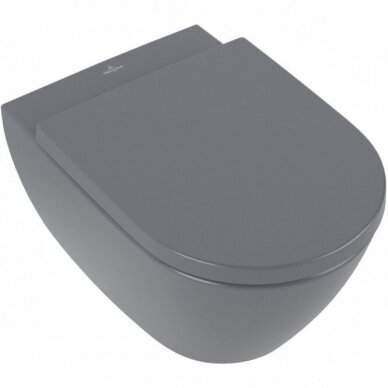 Komplektas WC Subway 2.0 Direct-Flush su dangčiu soft-close graphite