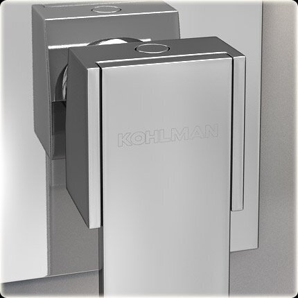 Kohlman Excelent potinkinis bidė dušėlis, chromo spalvos 1 Kohlman Excelent potinkinis bidė dušėlis, chromo spalvos 1