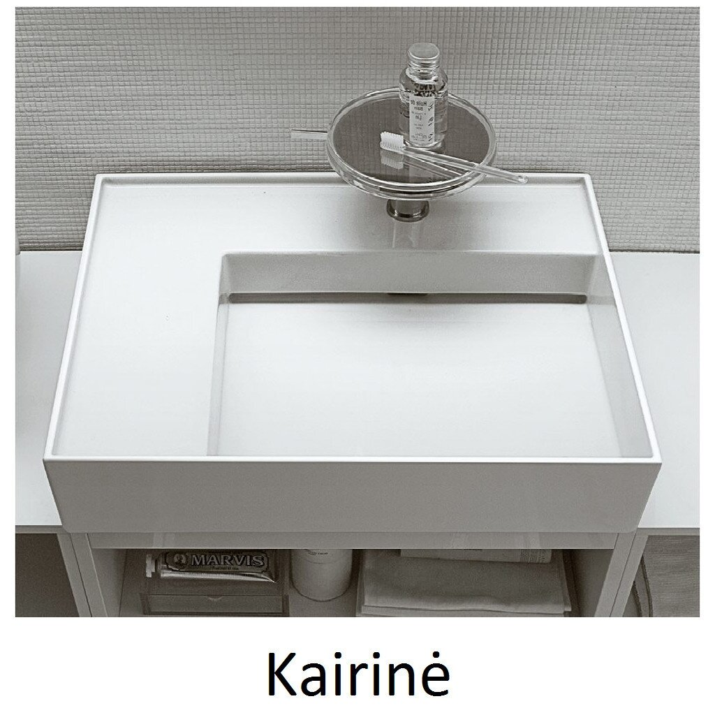 Laufen Kartell pakabinamas/pastatomas ant stalviršio praustuvas 2 Laufen Kartell pakabinamas/pastatomas ant stalviršio praustuvas 2