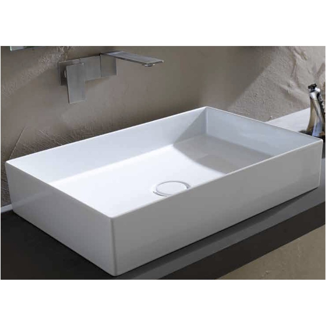 Pastatomas praustuvas Alice Ceramica Hide 600x370 mm 5 Pastatomas praustuvas Alice Ceramica Hide 600x370 mm 5