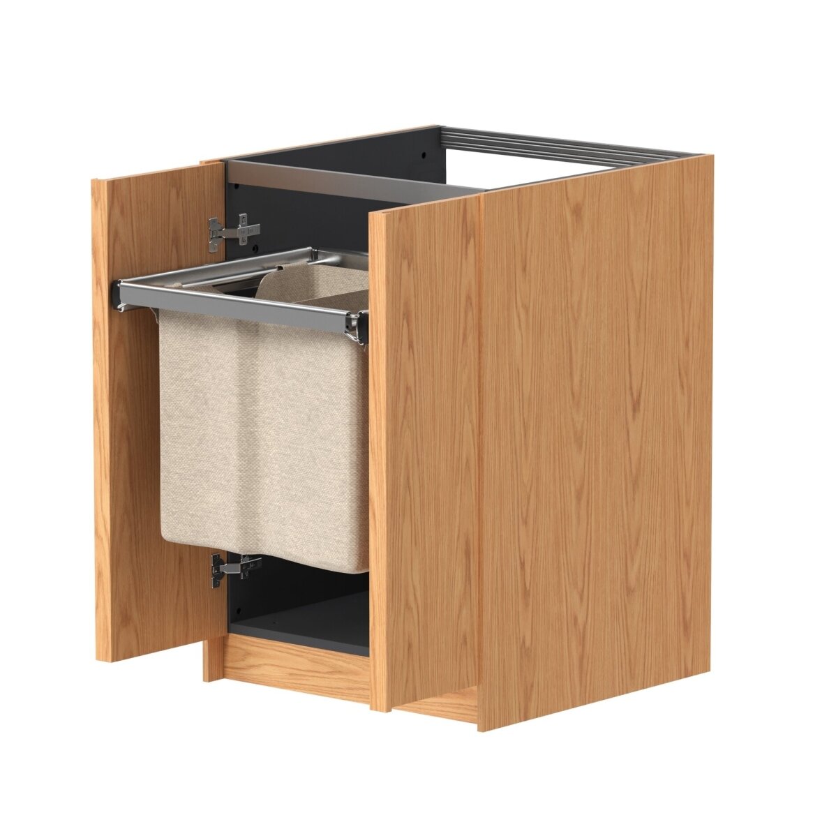 Kame Lumi spintelė, Bookmatch oak, 60cm, pasirenkama komplektacija 12
