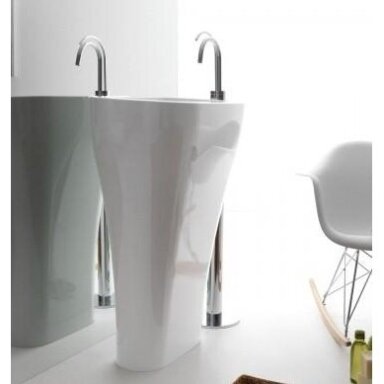 Laisvai pastatomas Kerasan Aquatech 60 cm praustuvas Laisvai pastatomas Kerasan Aquatech 60 cm praustuvas