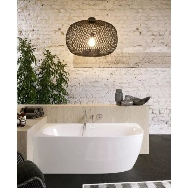 Laisvai statoma akrilinė vonia Riho Omega Corner 170x80 cm su sifonu ir kojelėmis, dešinė, balta Laisvai statoma akrilinė vonia Riho Omega Corner 170x80 cm su sifonu ir kojelėmis, dešinė, balta