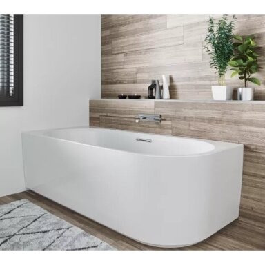 Laisvai statoma vonia Riho Desire Corner 170x77 cm, balta, dešinė, Laisvai statoma vonia Riho Desire Corner 170x77 cm, balta, dešinė,