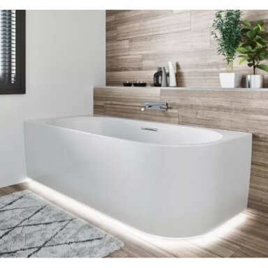 Laisvai statoma vonia Riho Desire Corner 170x77 cm su LED apšvietimu, balta, dešinė Laisvai statoma vonia Riho Desire Corner 170x77 cm su LED apšvietimu, balta, dešinė