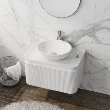 Lavita Vermont White 800 pakabinama spintelė su stalviršiu Lavita Vermont White 800 pakabinama spintelė su stalviršiu