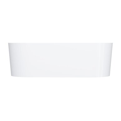 Laisvai pastatoma lieto akmens vonia su persipylimu Omnires OVO M+ OVO160WWZPB 160 x 75 cm 1