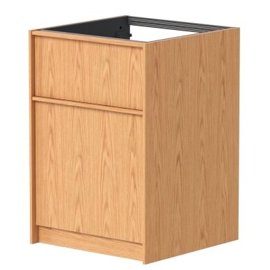 Kame Lumi spintelė, Bookmatch oak, 60cm, su stalčiais, pasirenkama komplektacija 9 Kame Lumi spintelė, Bookmatch oak, 60cm, su stalčiais, pasirenkama komplektacija 9