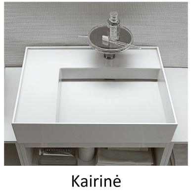 Laufen Kartell pakabinamas/pastatomas ant stalviršio praustuvas 2 Laufen Kartell pakabinamas/pastatomas ant stalviršio praustuvas 2