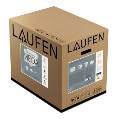 Laufen MEDA pakabinamas unitazas su LCC danga, tylus sūkurinis nuplovimas (Silent flush), be apvado (Rimless) su Soft close 5 Laufen MEDA pakabinamas unitazas su LCC danga, tylus sūkurinis nuplovimas (Silent flush), be apvado (Rimless) su Soft close 5
