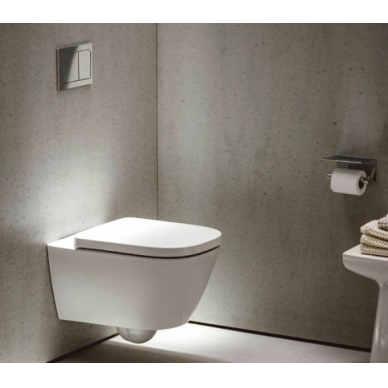 Laufen MEDA pakabinamas unitazas su LCC danga, tylus sūkurinis nuplovimas (Silent flush), be apvado (Rimless) su Soft close 3 Laufen MEDA pakabinamas unitazas su LCC danga, tylus sūkurinis nuplovimas (Silent flush), be apvado (Rimless) su Soft close 3