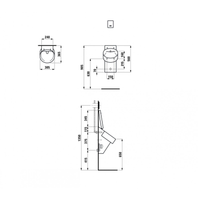 Laufen Val 530x390 pisuaras su dangčiu 1 Laufen Val 530x390 pisuaras su dangčiu 1