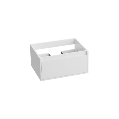 Lavita pakabinamos spintelės Minnesota mini white 600 ir Kolorado 600 praustuvo komplektas 2