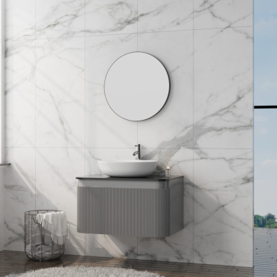 Lavita Vermont Grey 800 pakabinama spintelė su stalviršiu 2 Lavita Vermont Grey 800 pakabinama spintelė su stalviršiu 2