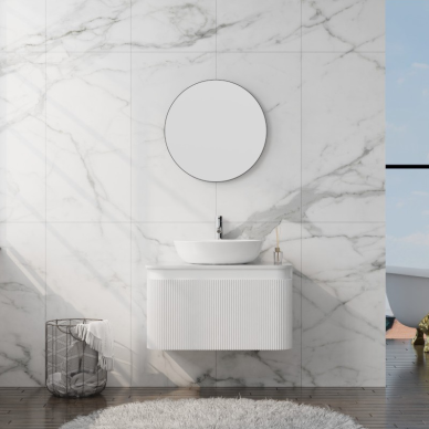 Lavita Vermont White 800 pakabinama spintelė su stalviršiu 1