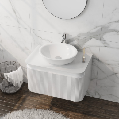Lavita Vermont White 800 pakabinama spintelė su stalviršiu Lavita Vermont White 800 pakabinama spintelė su stalviršiu