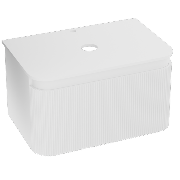 Lavita Vermont White 800 pakabinama spintelė su stalviršiu 3