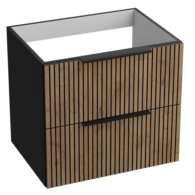 Lavita Oklahoma Wood Black 600 pakabinama spintelė Lavita Oklahoma Wood Black 600 pakabinama spintelė