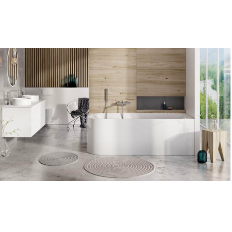 Akmens masės vonia Balteco LEON 180x80cm 9 Akmens masės vonia Balteco LEON 180x80cm 9