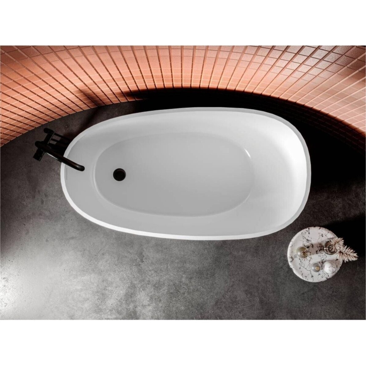 Lieto akmens vonia Bathesa Vela 1400x740x710 mm. 1 Lieto akmens vonia Bathesa Vela 1400x740x710 mm. 1