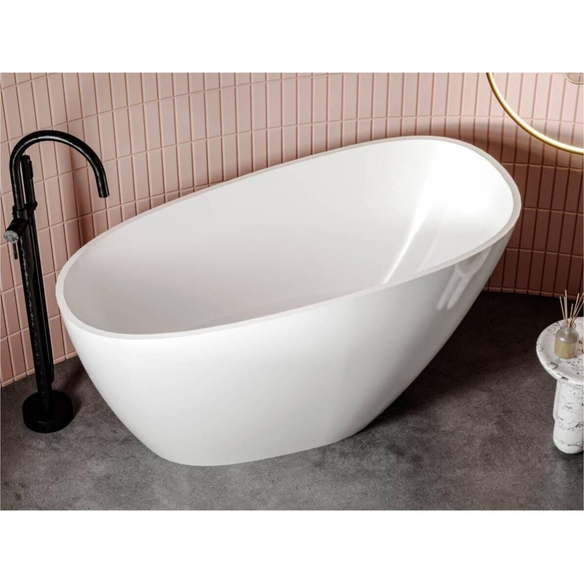 Lieto akmens vonia Bathesa Vela 1400x740x710 mm. 2 Lieto akmens vonia Bathesa Vela 1400x740x710 mm. 2