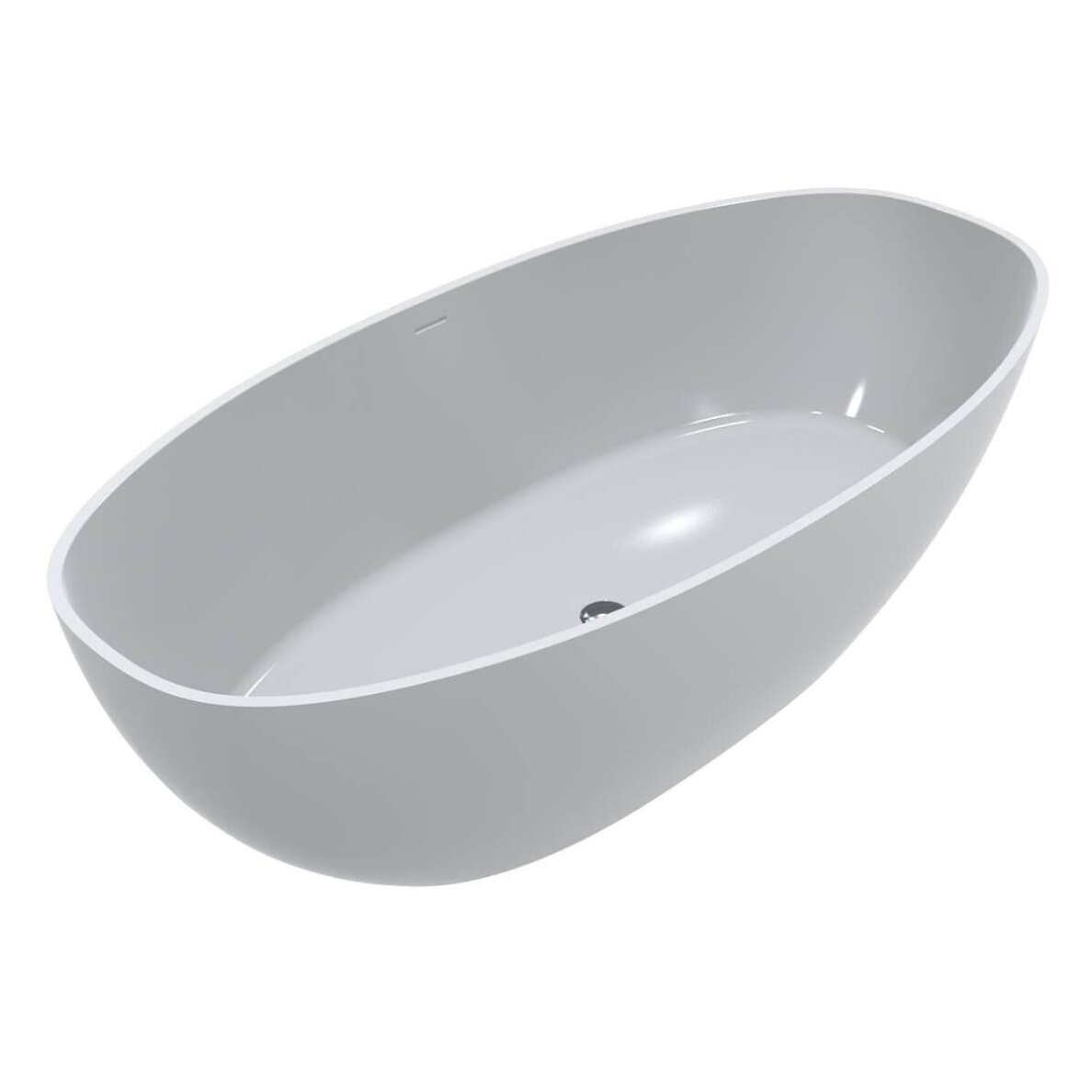 Lieto akmens vonia Bathesa Manta 1800x870x560 mm. 5 Lieto akmens vonia Bathesa Manta 1800x870x560 mm. 5