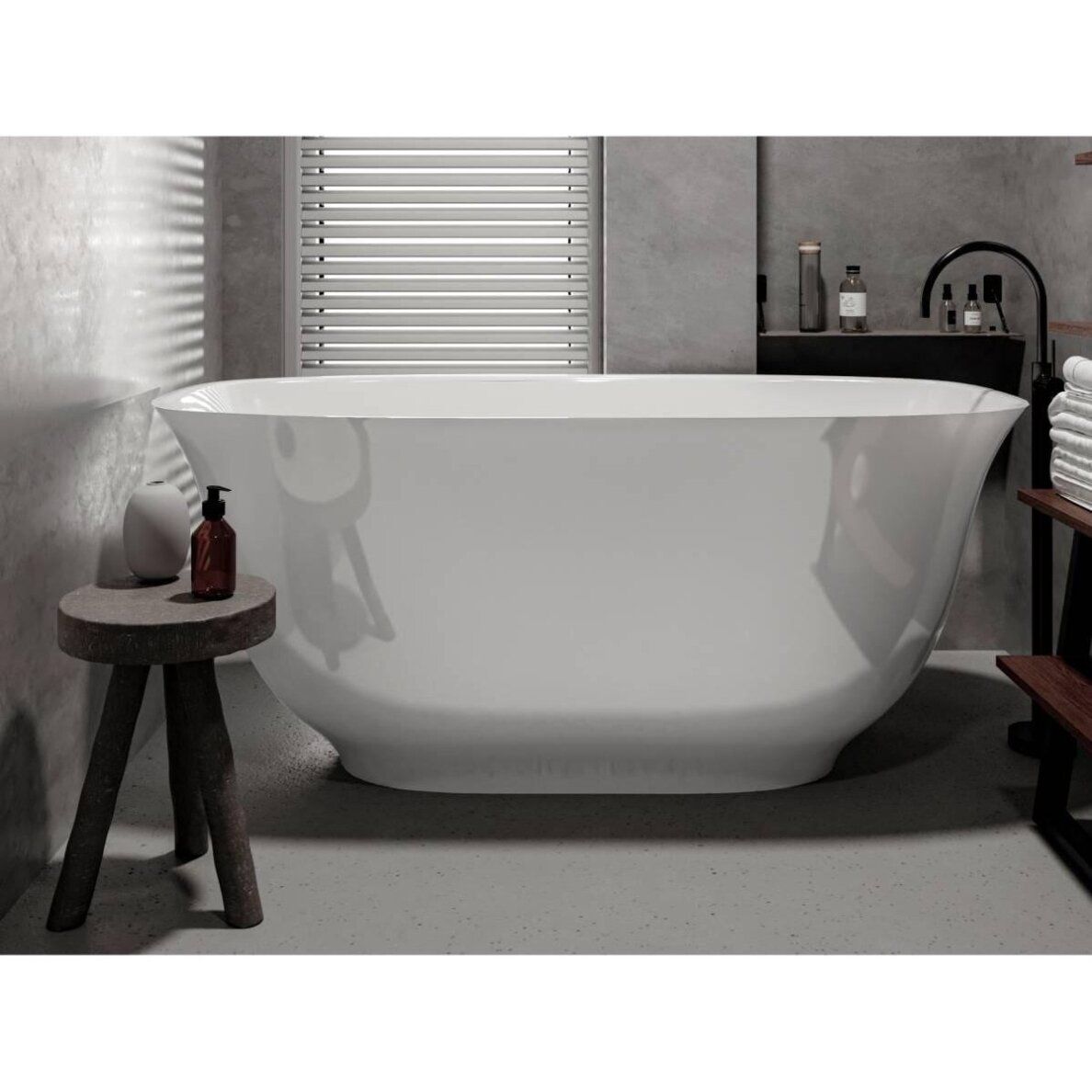 Lieto akmens vonia Bathesa Santa 1645x805x700 mm. 1 Lieto akmens vonia Bathesa Santa 1645x805x700 mm. 1