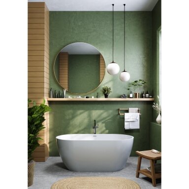 Lieto akmens vonia Bathesa Linda 1550x805 mm. Lieto akmens vonia Bathesa Linda 1550x805 mm.