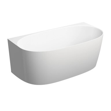 Lieto marmuro vonia Omnires Marble+ Valencia balta blizgi 148 x 86 cm Lieto marmuro vonia Omnires Marble+ Valencia balta blizgi 148 x 86 cm