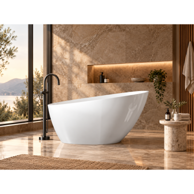 Lieto akmens vonia Bathesa Vela 1400x740x710 mm. Lieto akmens vonia Bathesa Vela 1400x740x710 mm.