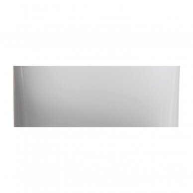 Lieto marmuro vonia Omnires Marble+ Valencia balta blizgi 158 x 77 cm 4