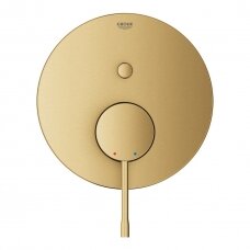 Matinės aukso spalvos Grohe Essence 2 taškų dekoratyvinė potinkinio dušo/vonios maišytuvo dalis