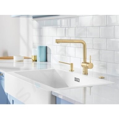 Maišytuvas plautuvei Blanco Linus Satin Gold Maišytuvas plautuvei Blanco Linus Satin Gold