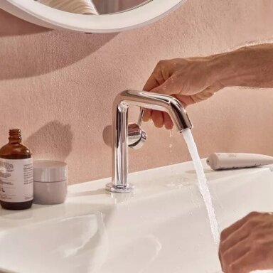 Maišytuvas praustuvui Hansgrohe Tecturis 110 S be dugno vožtuvo, chromas Maišytuvas praustuvui Hansgrohe Tecturis 110 S be dugno vožtuvo, chromas