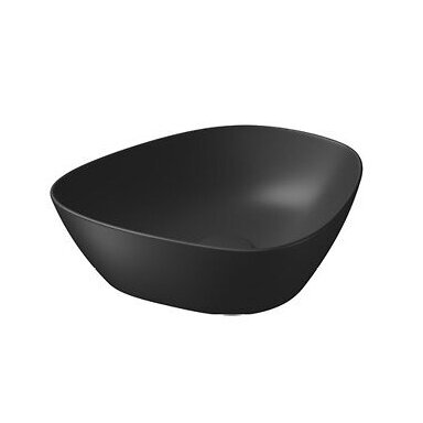 Matinės antracito spalvos pastatomas ant stalviršio praustuvas Meissen Keramik KONTRA praustuvas 39 cm Matinės antracito spalvos pastatomas ant stalviršio praustuvas Meissen Keramik KONTRA praustuvas 39 cm