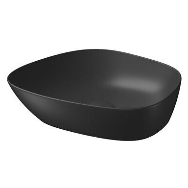 Matinės antracito spalvos pastatomas ant stalviršio Meissen Keramik KONTRA praustuvas 48 cm Matinės antracito spalvos pastatomas ant stalviršio Meissen Keramik KONTRA praustuvas 48 cm