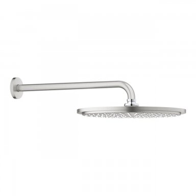 Nerūdijančio plieno spalvos dušo galva Grohe Cosmopolitan 310 su 380 mm laikikliu Nerūdijančio plieno spalvos dušo galva Grohe Cosmopolitan 310 su 380 mm laikikliu