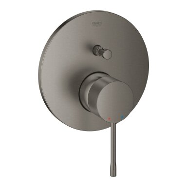 Grohe Essence 2 taškų dekoratyvinė potinkinio dušo/vonios maišytuvo dalis, brushed hard graphite Grohe Essence 2 taškų dekoratyvinė potinkinio dušo/vonios maišytuvo dalis, brushed hard graphite