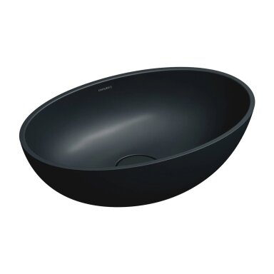 Matinės juodos spalvos pastatomas ant stalviršio praustuvas Omnires SHELL M+ SHELL500UNBLV 50 x 32 cm Matinės juodos spalvos pastatomas ant stalviršio praustuvas Omnires SHELL M+ SHELL500UNBLV 50 x 32 cm
