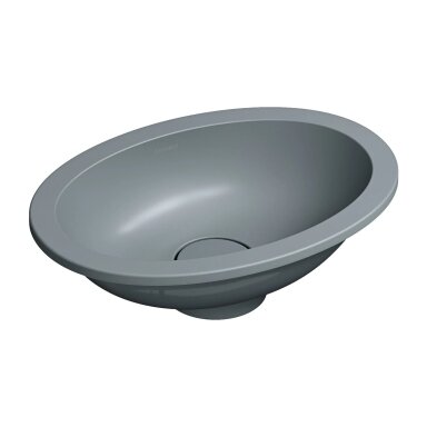 Matinės pilkos spalvos praustuvas Omnires Shell M+ 38 x 25 cm (įleidžiamas / montuojamas iš apačios) Matinės pilkos spalvos praustuvas Omnires Shell M+ 38 x 25 cm (įleidžiamas / montuojamas iš apačios)